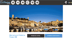Desktop Screenshot of hotel-leflorian.com