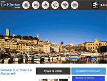 Tablet Screenshot of hotel-leflorian.fr